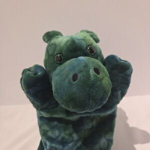 The Puppet Company Green Dragon Plush Hand Puppet Story Time Toy